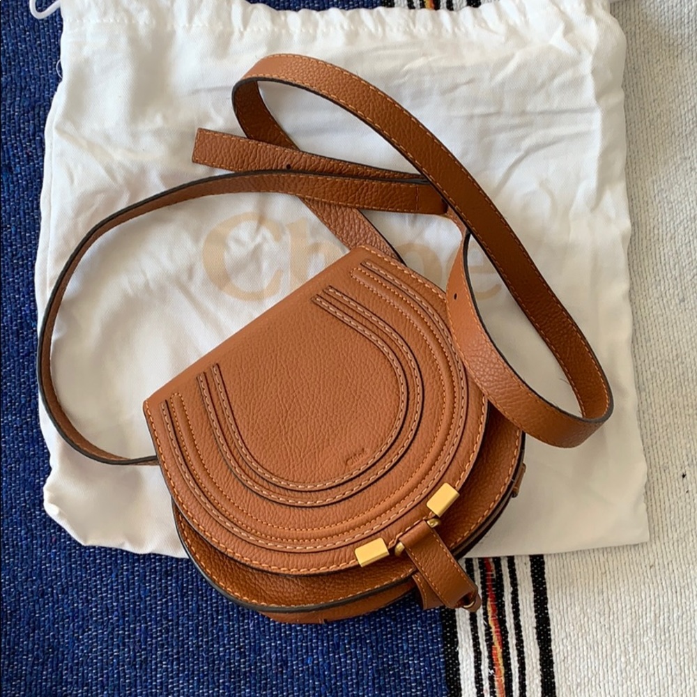 Chloé Marcie small in hot tan